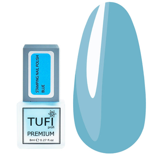 Stempellack TUFI profi PREMIUM Stamping Blau 8 ml (0295877)