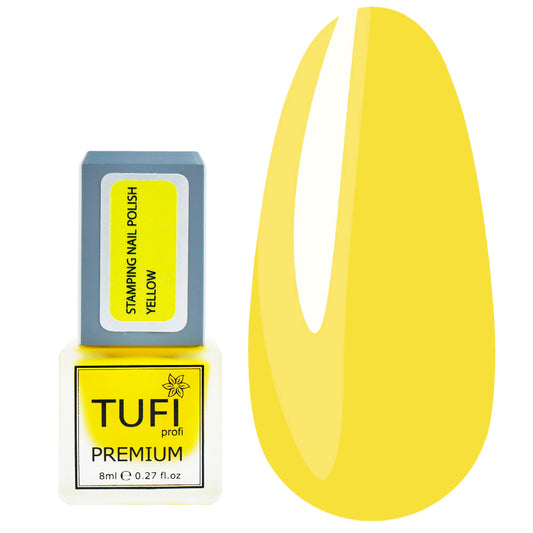 Stempellack TUFI profi PREMIUM Stamping Gelb 8 ml (0295878)