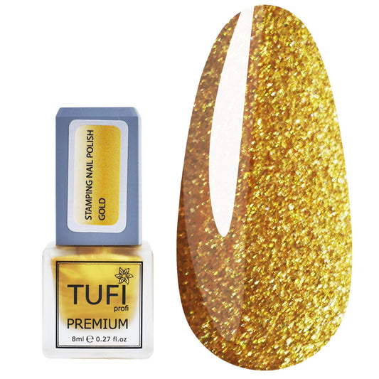 Stempellack TUFI profi PREMIUM Stamping Gold 8 ml (0295880)