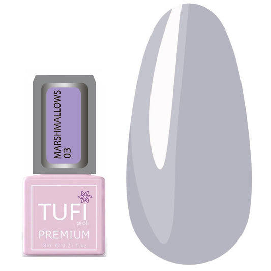 Gellack TUFI profi PREMIUM Marshmallows 03 trend-lavendelgrau 8 ml (0102480)