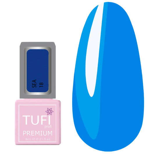 Gellack TUFI profi PREMIUM Sea 18 blau 8 ml (0283753)