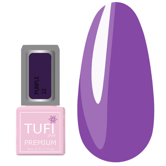 Gellack TUFI profi PREMIUM Purple 22 Purpur 8 ml (0283776)