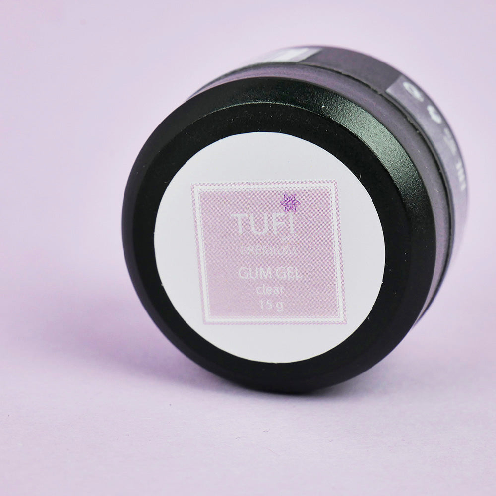 Gum-Gel TUFI profi PREMIUM für Tips - Transparent 15 g (0288994)