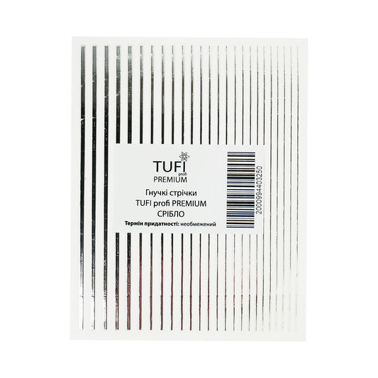 3D Silver Stripes TUFI profi PREMIUM Silver (0104206)