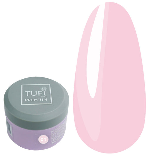 LED/UV Gel für Verlängerung TUFI profi PREMIUM Gel 04 Candy Pink