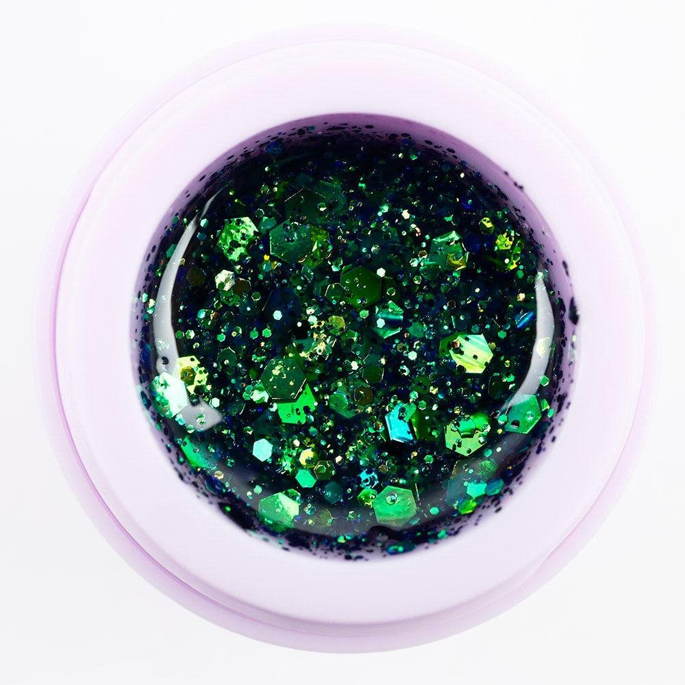 Gellack TUFI profi PREMIUM Sparkle 03 grüner Diamant 5 ml (0243530)