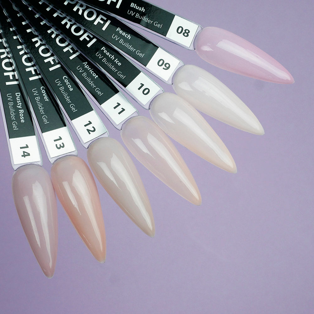 UV Gel für Verlängerung TUFI profi PREMIUM Builder Gel 10 Peach Ice 15 g (0226586)