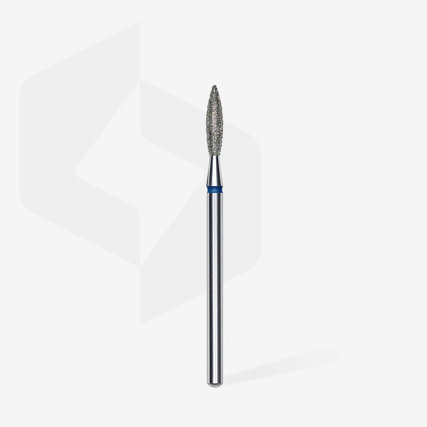 Staleks Diamant-Fräser, „Flamme“, blau, Kopfdurchmesser 2,3 mm/ Arbeitsteil 10 mm