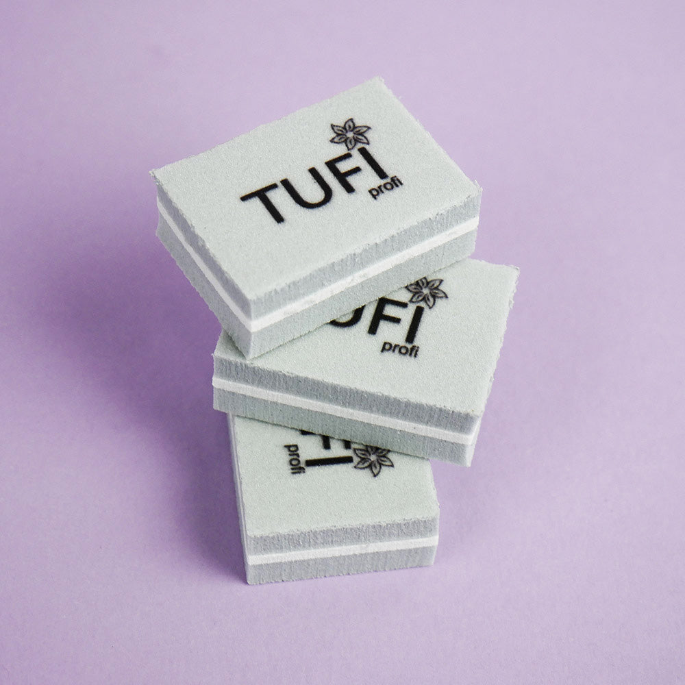 Buffer TUFI profi PREMIUM mini grau 100/180 Grit 1 Stück (0122163)