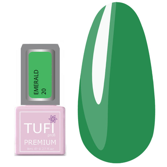 Gellack TUFI profi PREMIUM Emerald 20 paradiesgrün 8 ml (0121274)