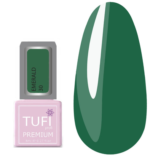 Gellack TUFI profi PREMIUM Emerald 30 grüner Opal 8 ml (0121284)