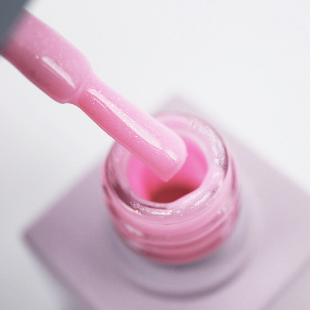 Gellack TUFI profi PREMIUM Flamingo 13 rosa Eis mit Schimmer 8 ml (0121304)