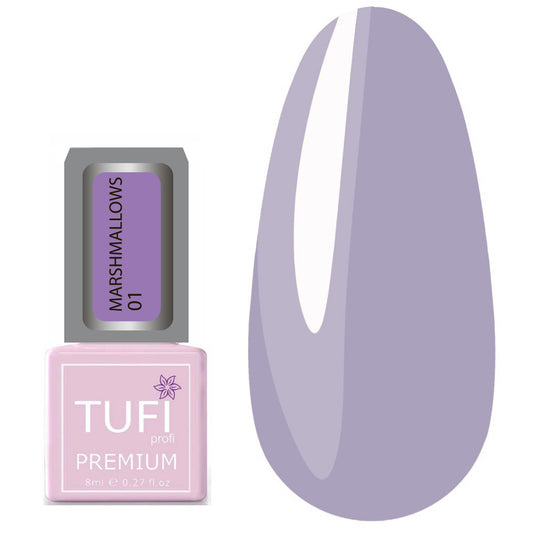 Gellack TUFI profi PREMIUM Marshmallows 01 Lavendel 8 ml (0102478)