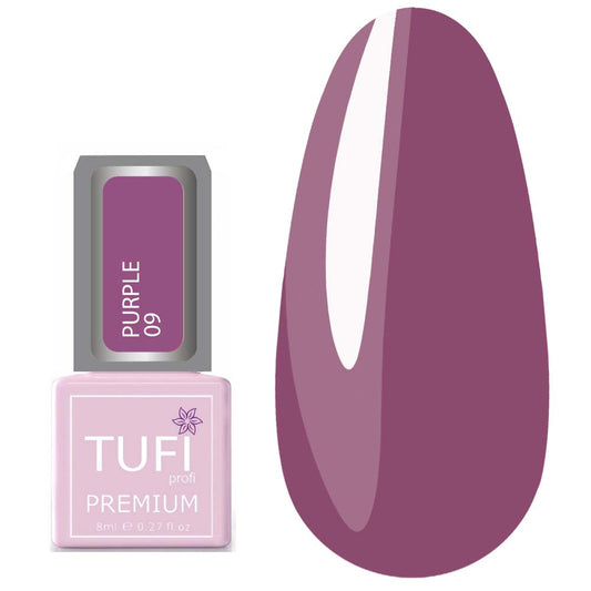 Gellack TUFI profi PREMIUM Purple 09 lila Rose 8 ml (0102502)