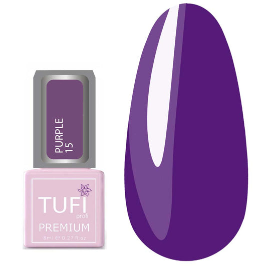 Gellack TUFI profi PREMIUM Purple 15 Ultraviolett 8 ml (0102509)