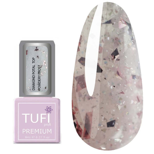 Top TUFI profi PREMIUM Diamond Potal Top mit Soft-Foil und Schimmer Puderfrost 8 ml (0227053)